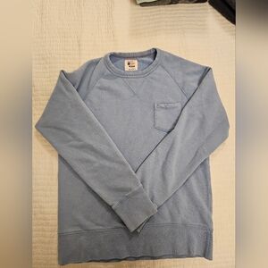 Todd Snyder midweight sweatshirt steel blue sz M